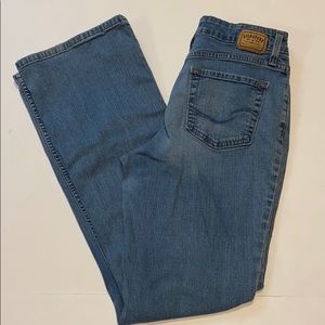 Levis Signature SZ 8 Bootcut At Waist Blue Jeans